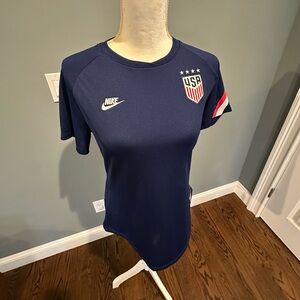 Nike USA Team Navy Blue Jersey Size Small